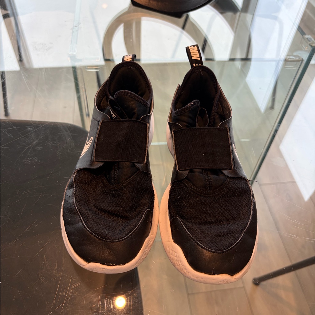 Nike Kids Black And White Slip-On Sneakers